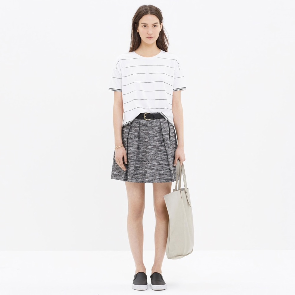 Madewell Heather Knit Mini Skirt!